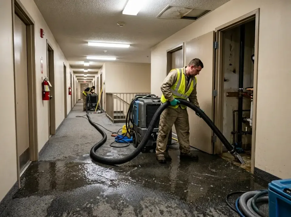 multi-unit-apartment-hallway-f-005 — frequently asked questions, Emergency Burst Pipe Water Extraction & Removal in Lake Mor…
